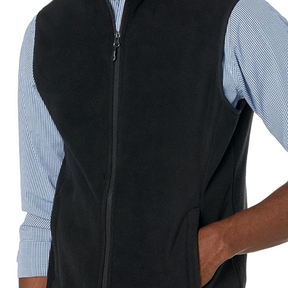 Eddie Bauer Vest Adult medium Full Zip Fleece Outdoor Casual Men - Picture 2 of 10